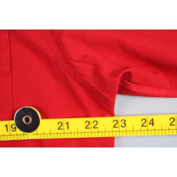 Cafe Pilon Extreme Espresso Coffee Button Shirt Red Size Medium Promo Employee - Picture 4 of 16